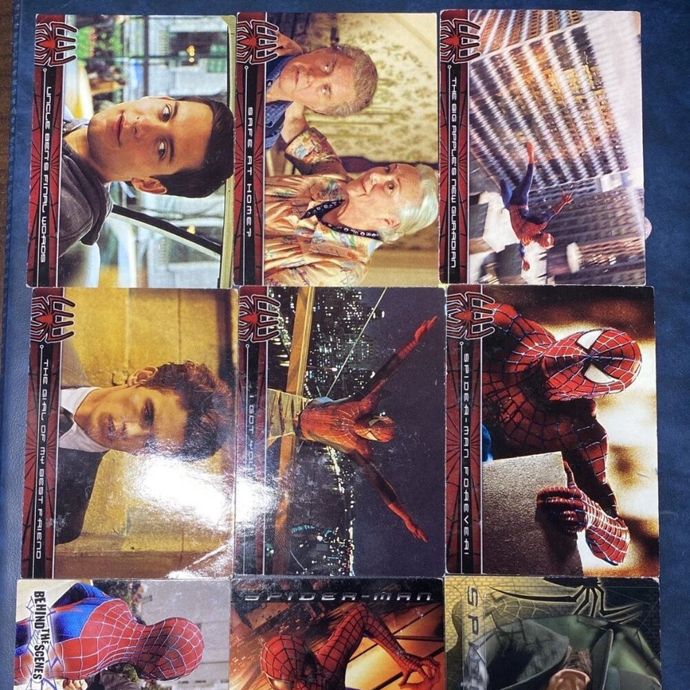 Spider-Man Movie Trading Cards – Premium Thick Card Lot (2002)
